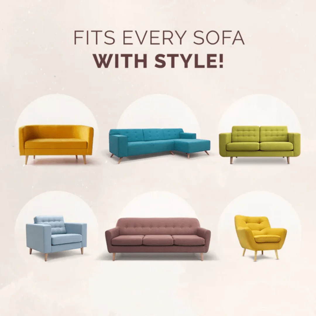 Elegance Chenille Sofa Cover : [EM-SC-30] - Image 9