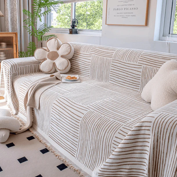 Elegance Chenille Sofa Cover - Image 7