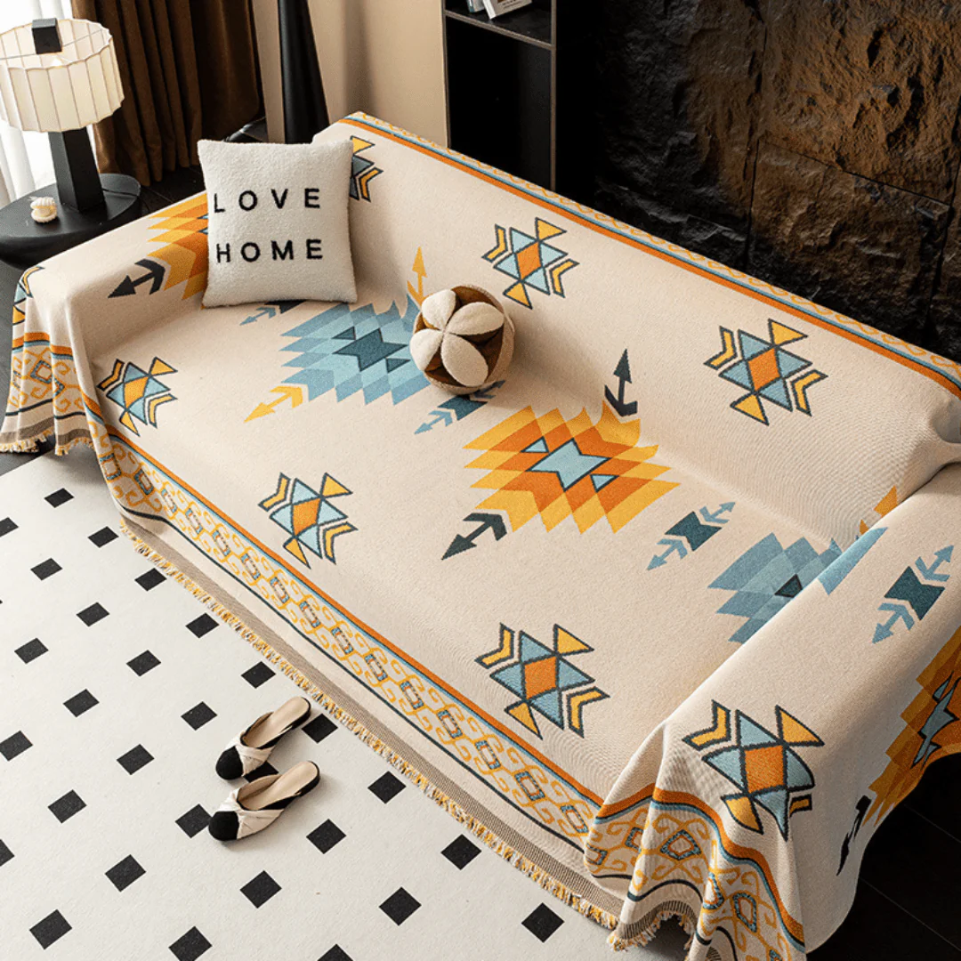 Elegance Chenille Sofa Cover :[EM-SC-01] (Style-1) - Image 3