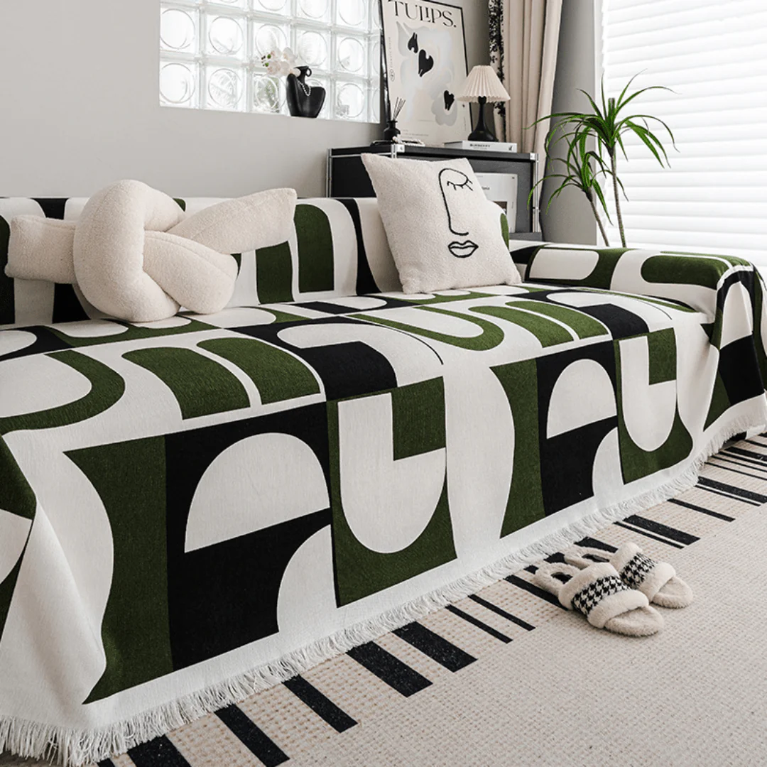 Elegance Chenille Sofa Cover : [EM-SC-07] - Image 4