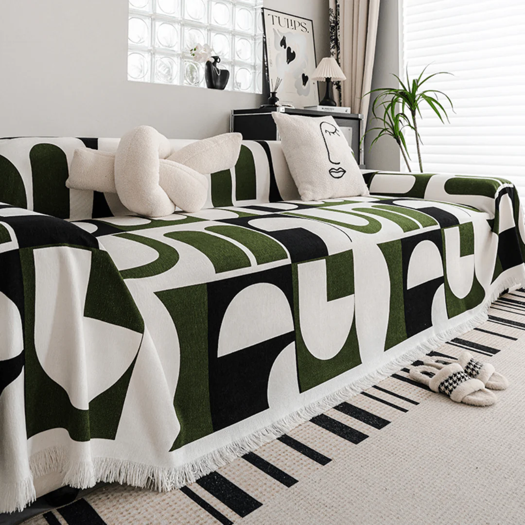 Elegance Chenille Sofa Cover : [EM-SC-07] - Image 5
