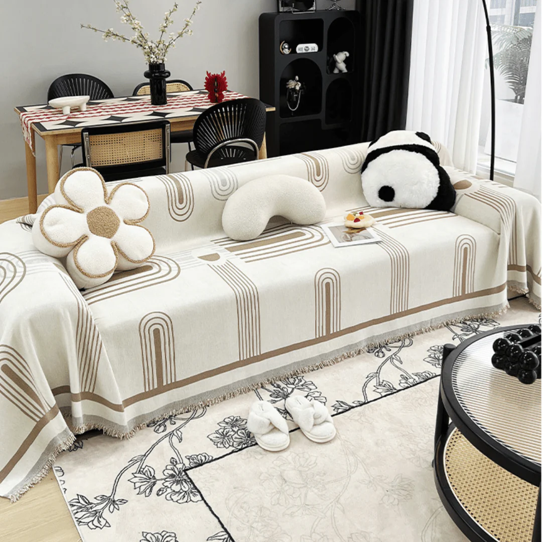Elegance Chenille Sofa Cover : [EM-SC-08] - Image 3