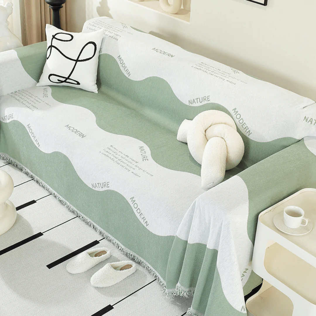 Green Elegance Elegance Chenille Sofa Cover
