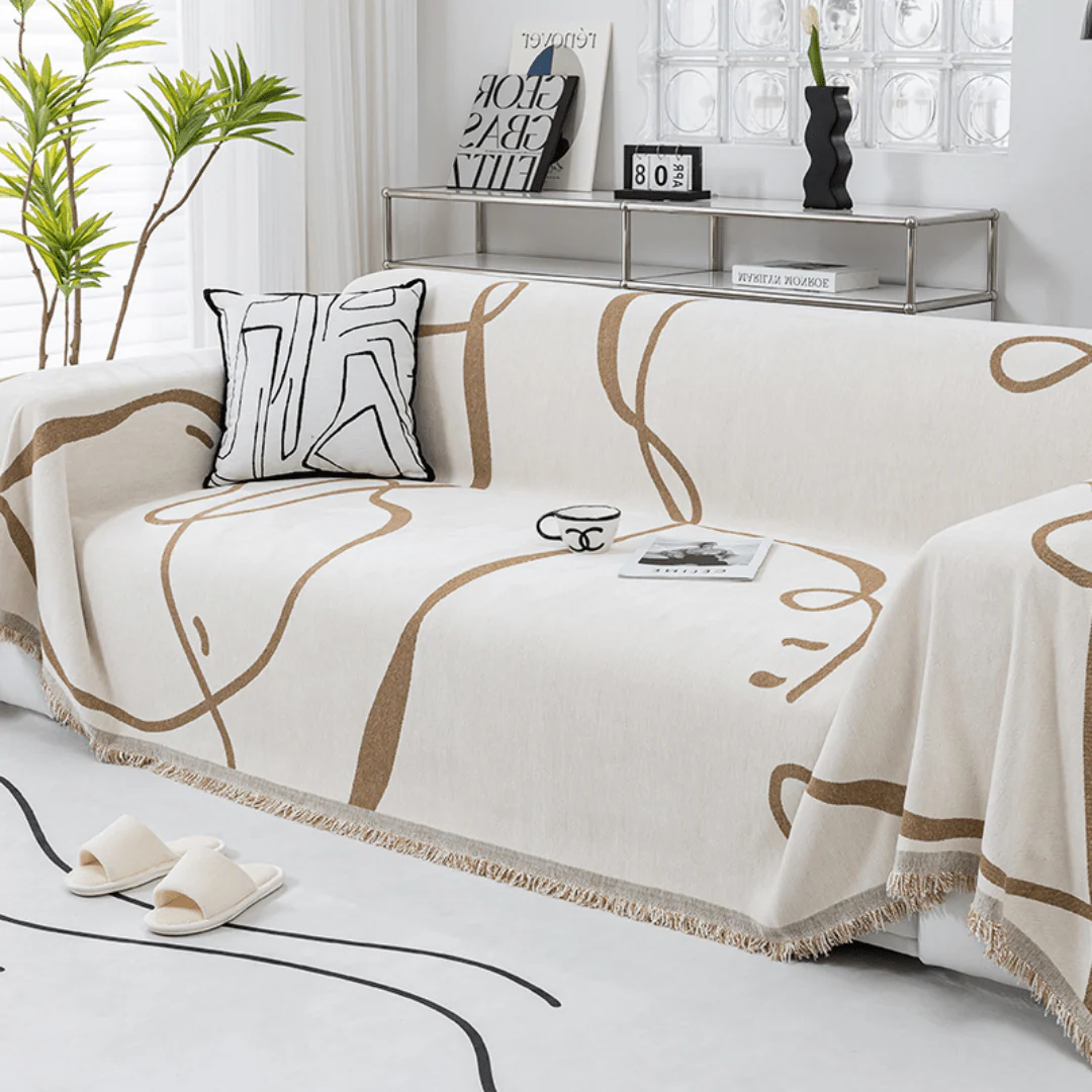 Elegance Chenille Sofa Cover : [EM-SC-21] - Image 2