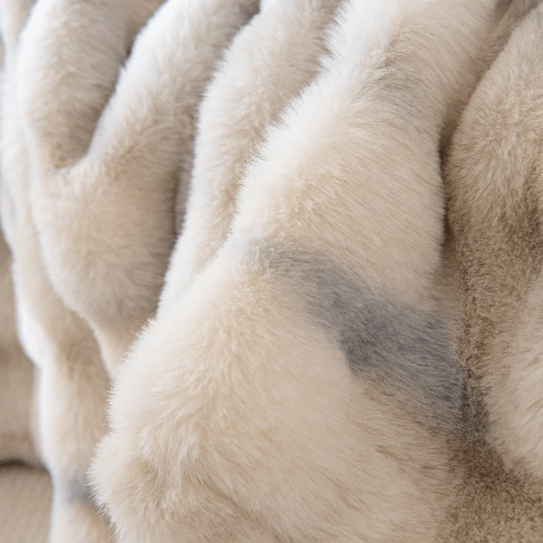 Elegance Chenille Sofa Cover :[EM-SC-23] (Grey) - Image 3