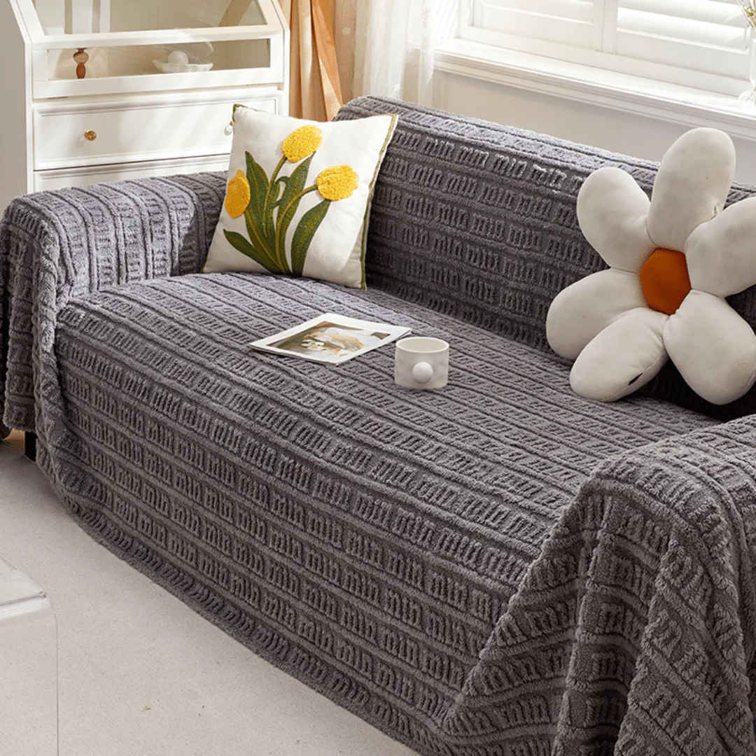 Elegance Chenille Sofa Cover : [EM-SC-27] - Image 2