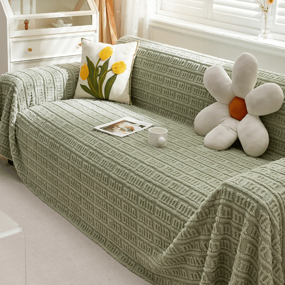 Elegance Chenille Sofa Cover : [EM-SC-27] - Image 4