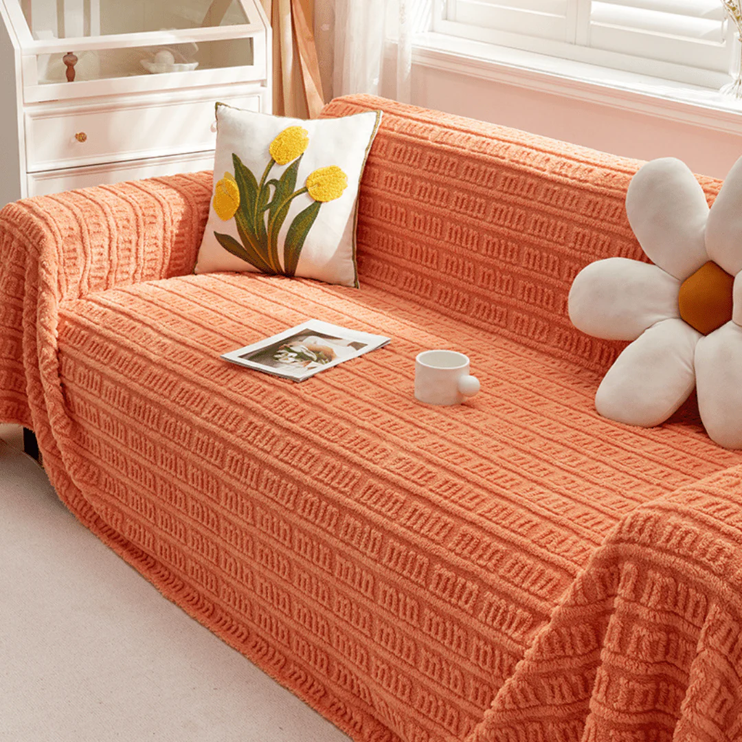 Elegance Chenille Sofa Cover : [EM-SC-27] - Image 5