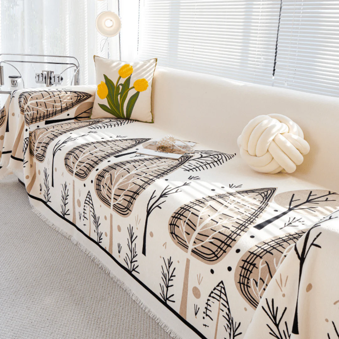 Elegance Chenille Sofa Cover : [EM-SC-28] - Image 3