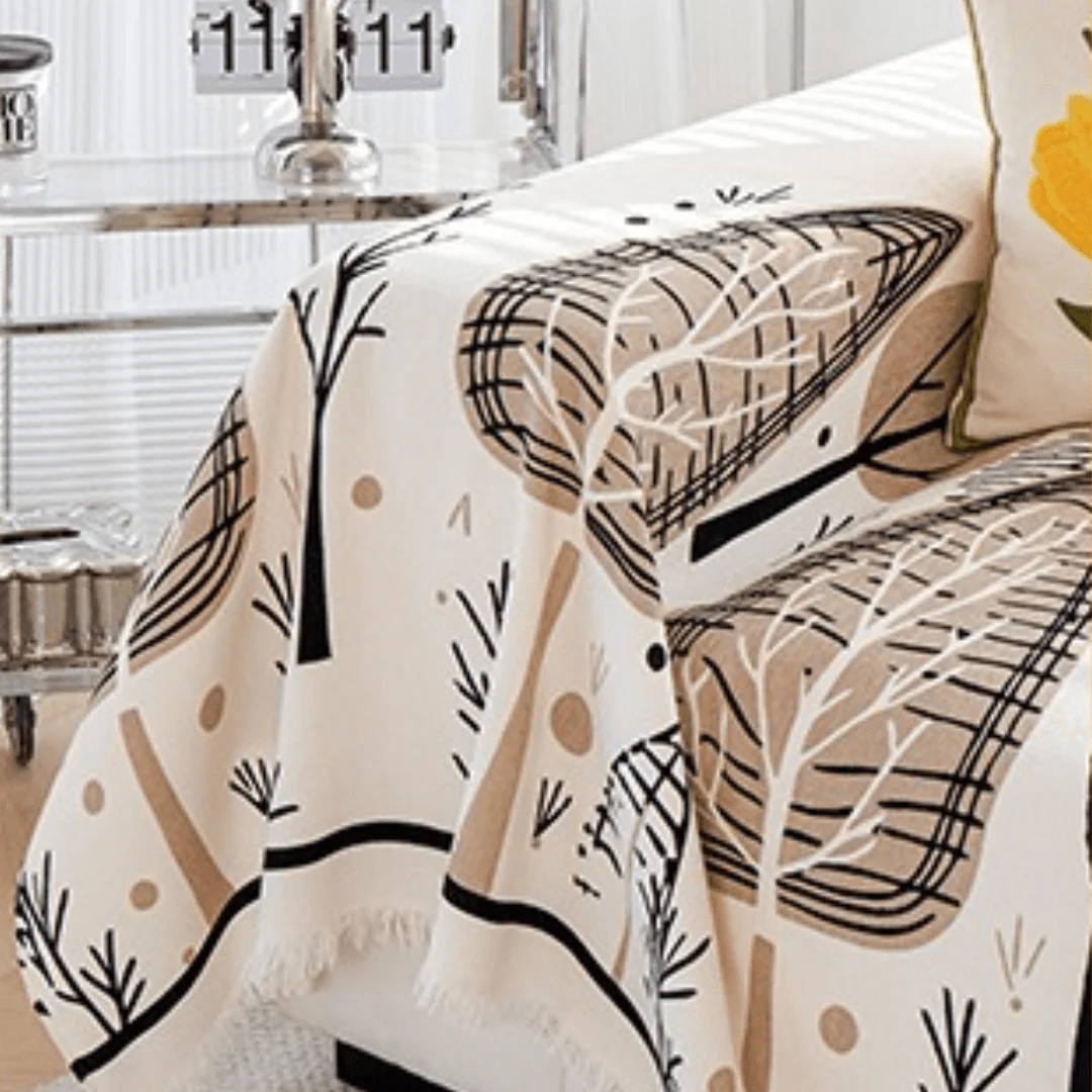 Elegance Chenille Sofa Cover : [EM-SC-28] - Image 5