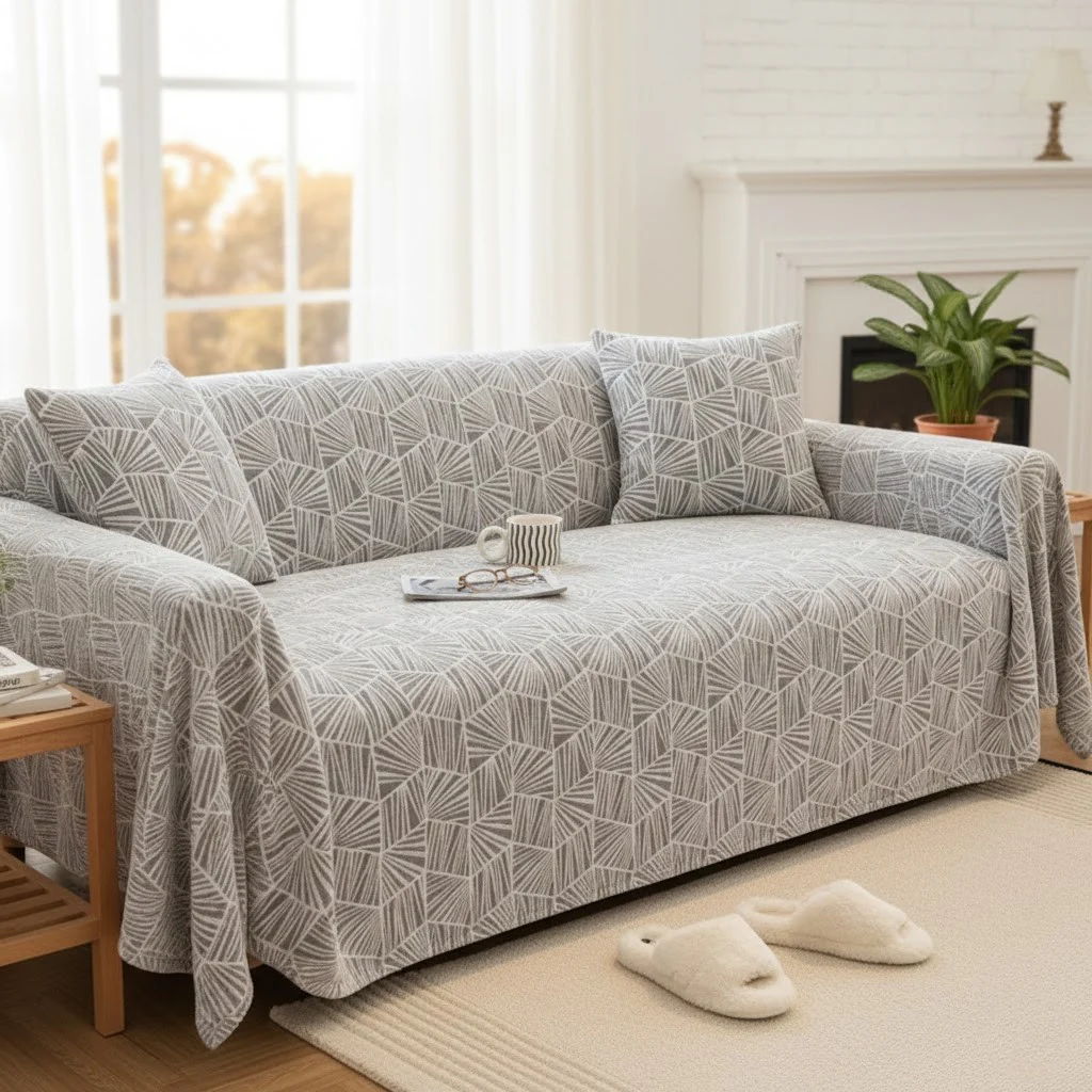 Elegance Chenille Sofa Cover : [EM-SC-37]