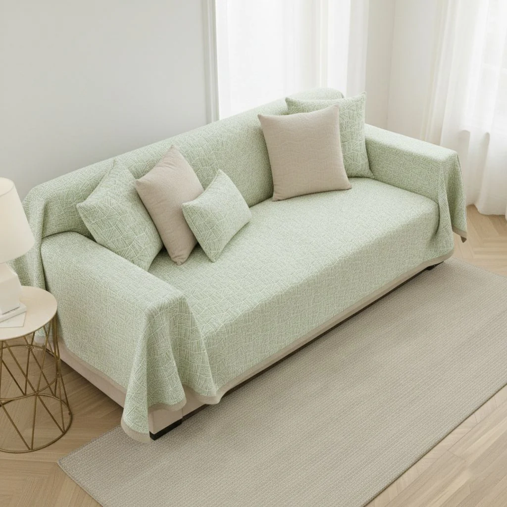Elegance Chenille Sofa Cover : [EM-SC-37] - Image 3