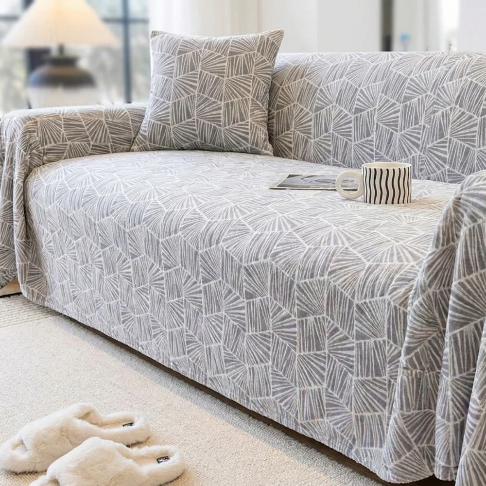 Elegance Chenille Sofa Cover : [EM-SC-37] - Image 4