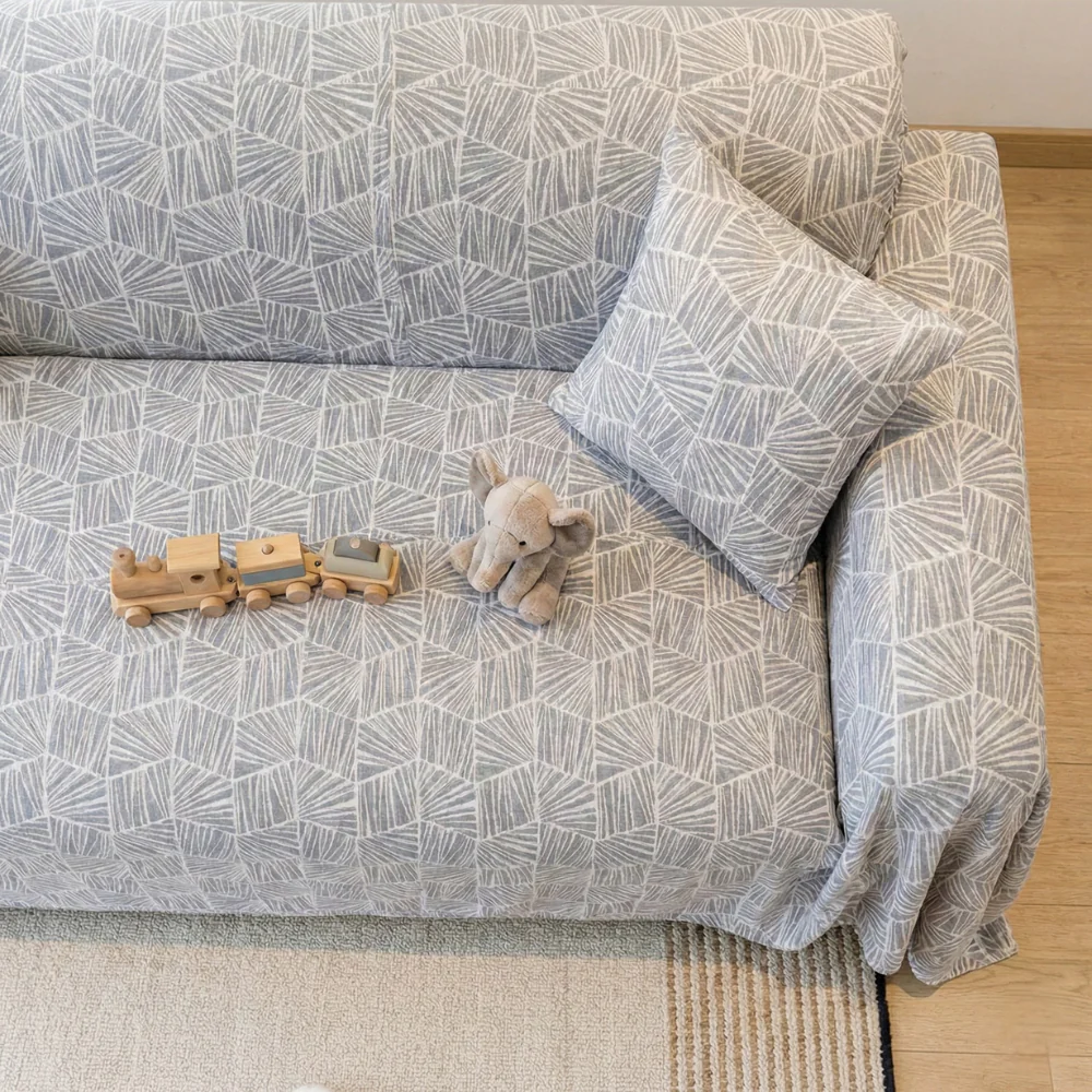 Elegance Chenille Sofa Cover : [EM-SC-37] - Image 5