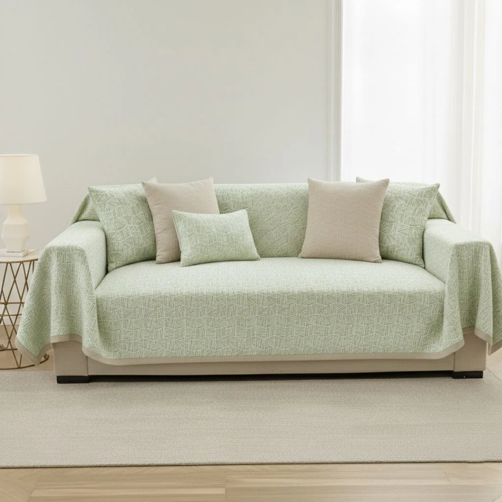 Elegance Chenille Sofa Cover : [EM-SC-37] - Image 8