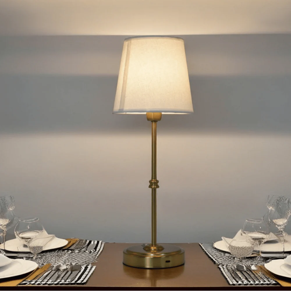 Elegance Touch Fabric Desk Lamp - Image 4
