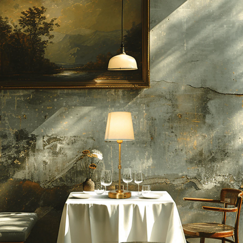 Elegance Touch Fabric Desk Lamp - Image 5