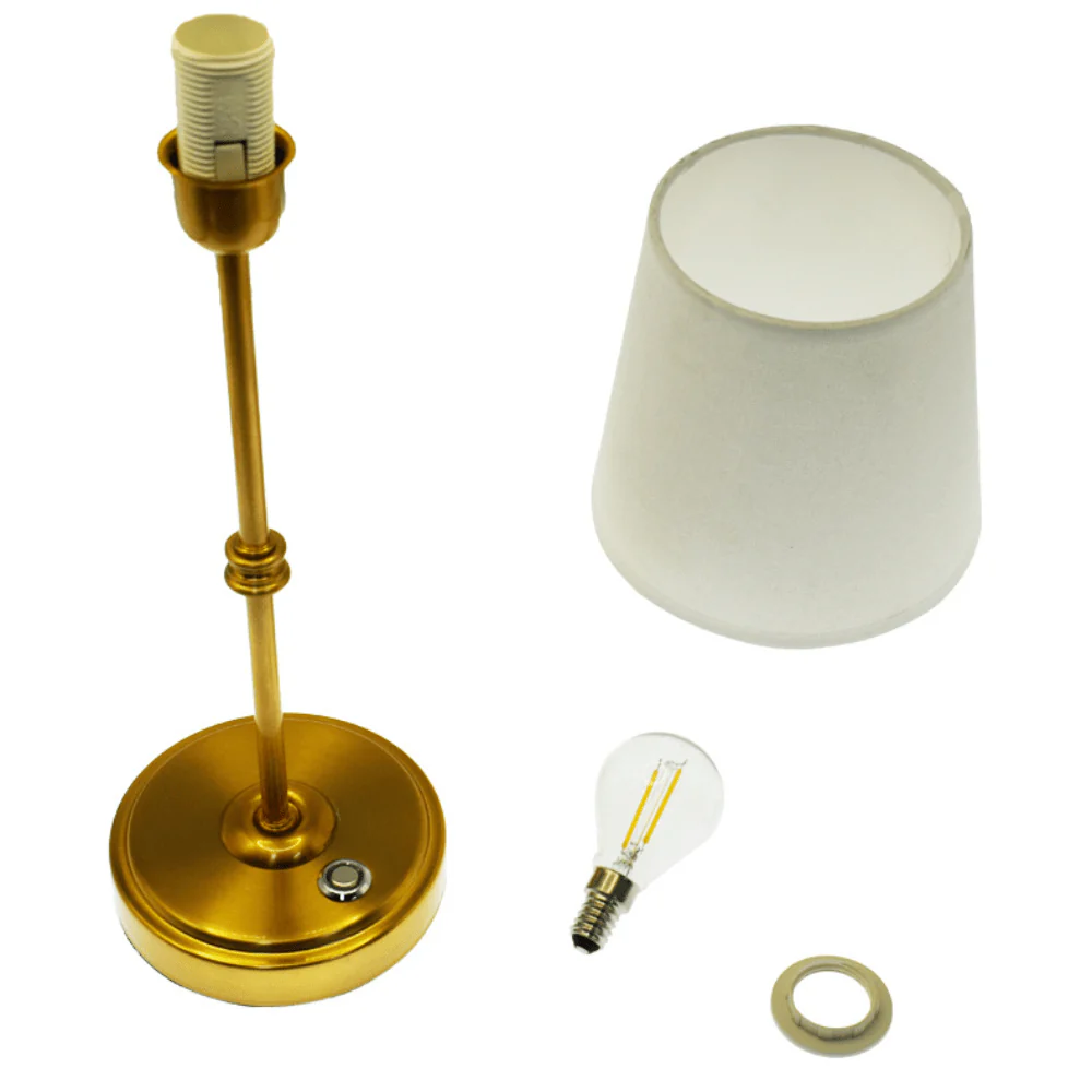 Elegance Touch Fabric Desk Lamp - Image 8