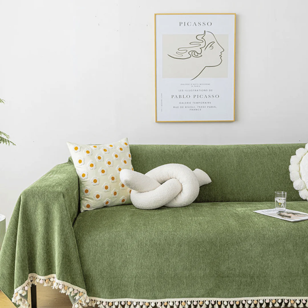 Elegance Chenille Sofa Cover : [EM-SC-31] - Image 5