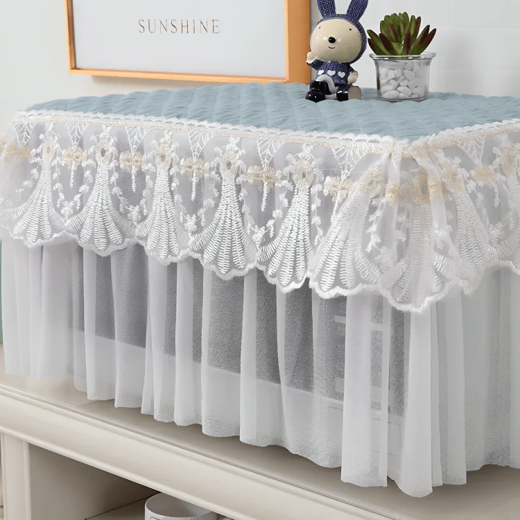 Elegant Cotton Microwave Dust Cover & Protector - Image 5