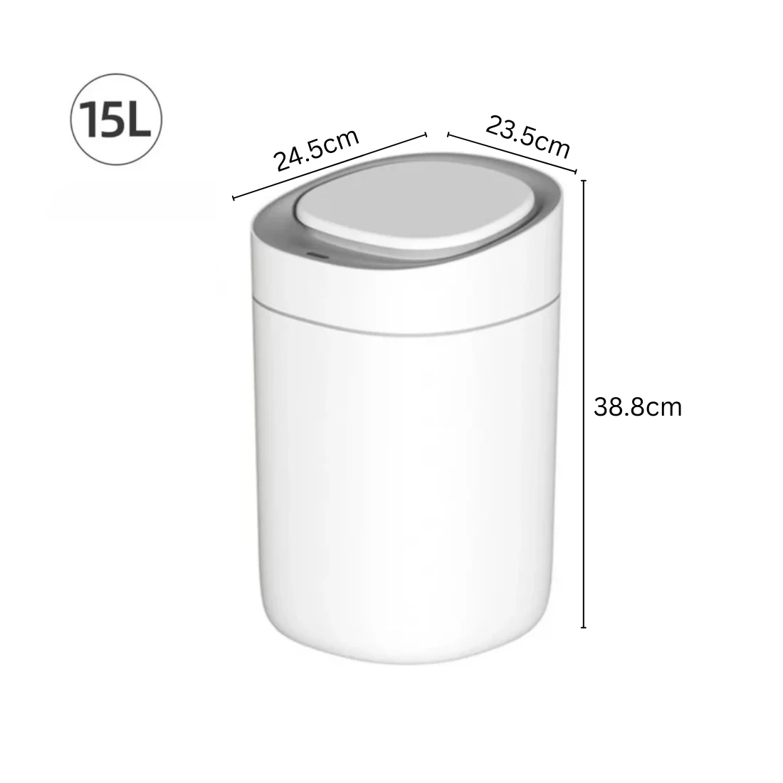 Elegant Floor Trash Can for Bathroom and Kitchen - Image 18
