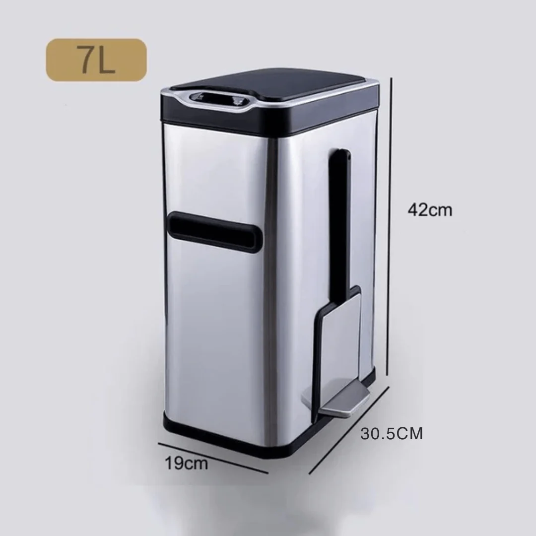 Elegant Floor Trash Can for Bathroom and Kitchen - Image 20