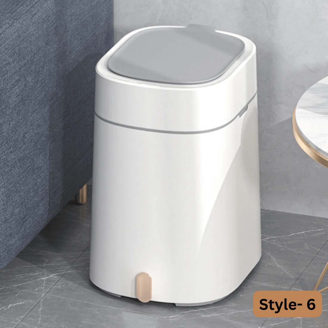 Elegant Floor Trash Can for Bathroom and Kitchen - Image 6