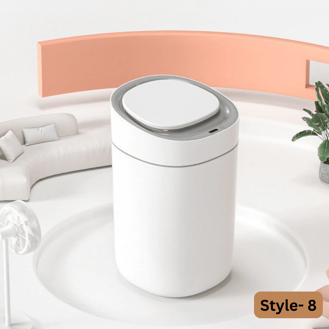 Elegant Floor Trash Can for Bathroom and Kitchen - Image 8