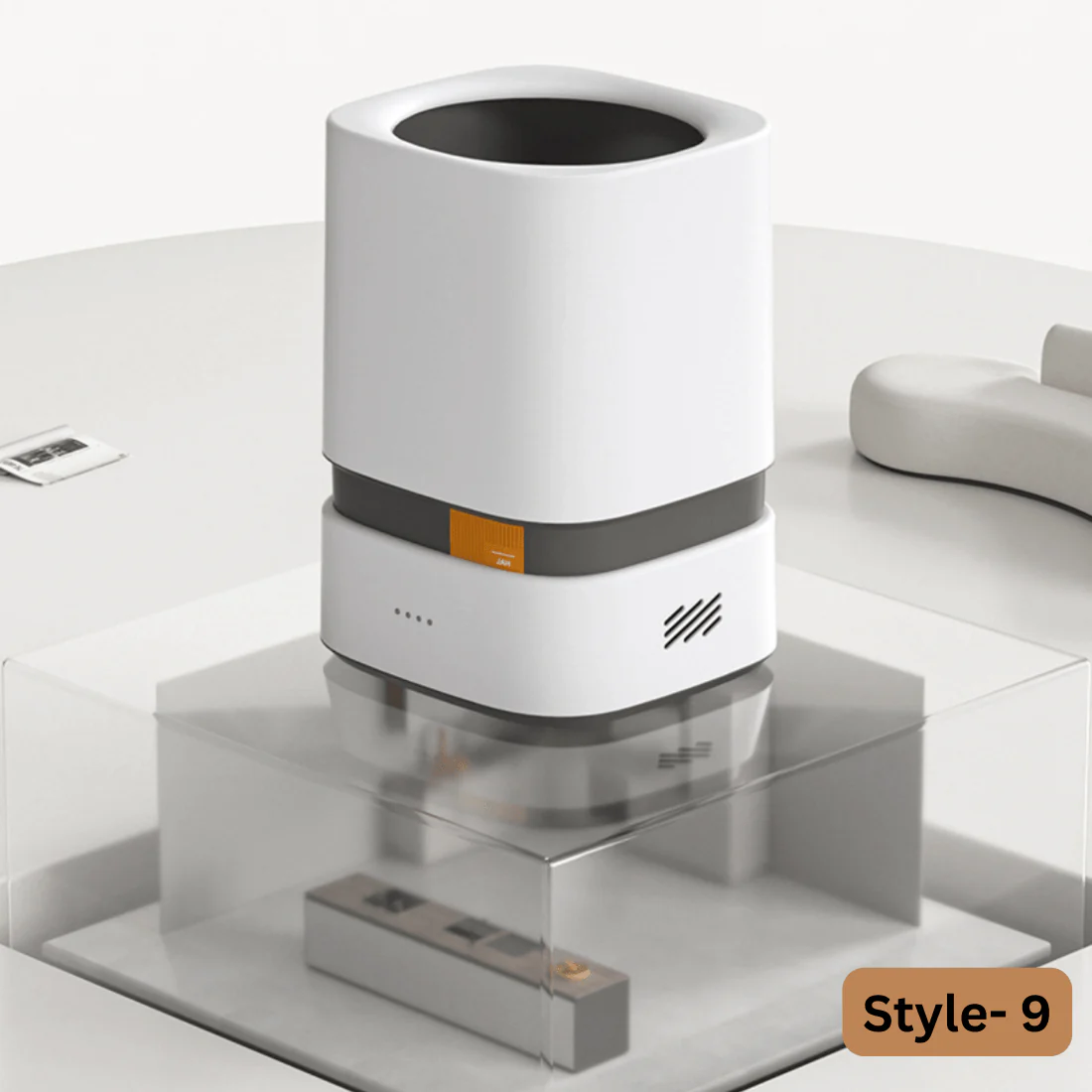 Elegant Floor Trash Can for Bathroom and Kitchen - Image 9