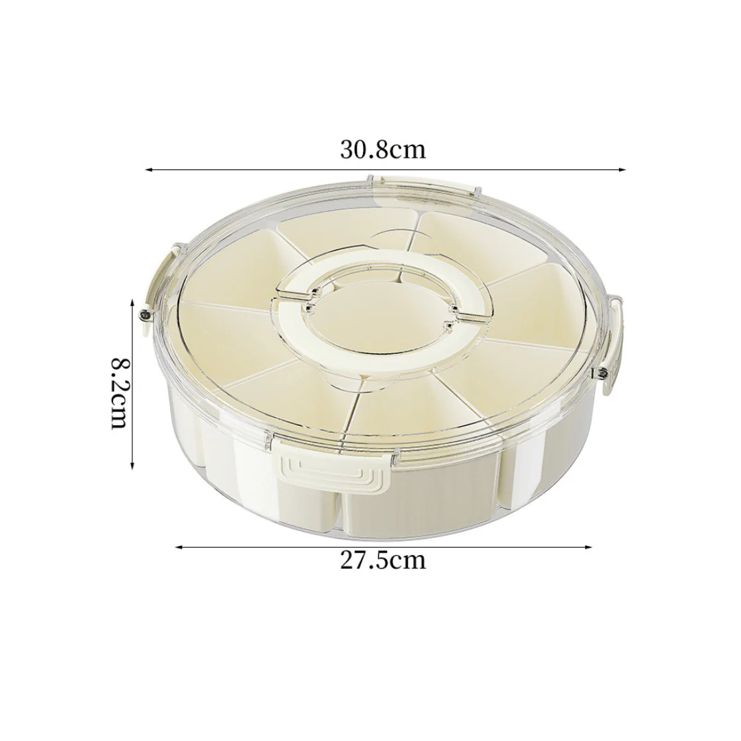 Multi-Purpose Plastic Food Storage Container with Lid - Image 7