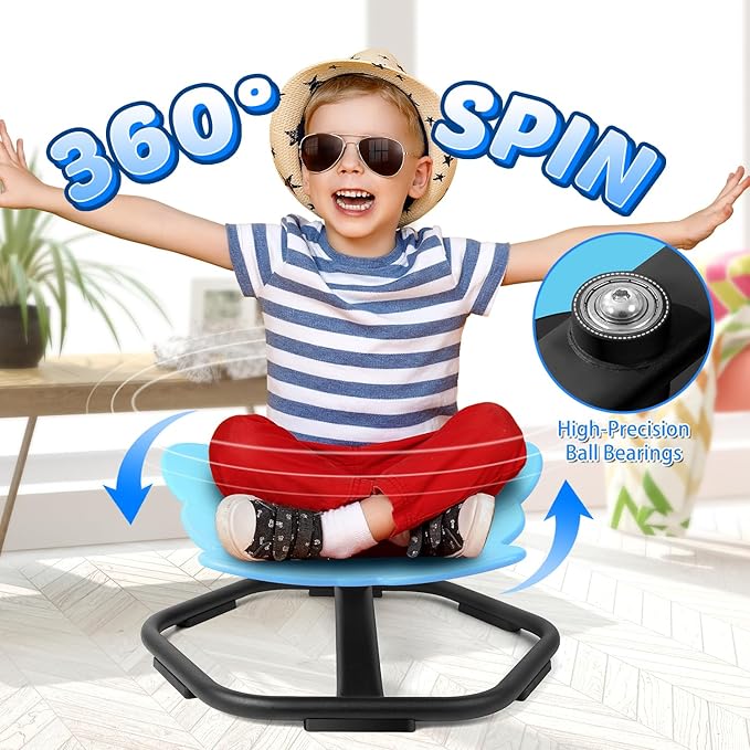 Elephant Shape 360° Swivel Chair for Kids (44cm) - Image 8