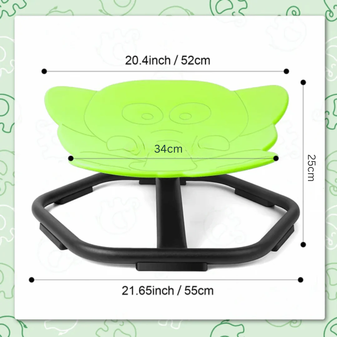 Elephant Shape 360° Swivel Chair for Kids (44cm) - Image 9