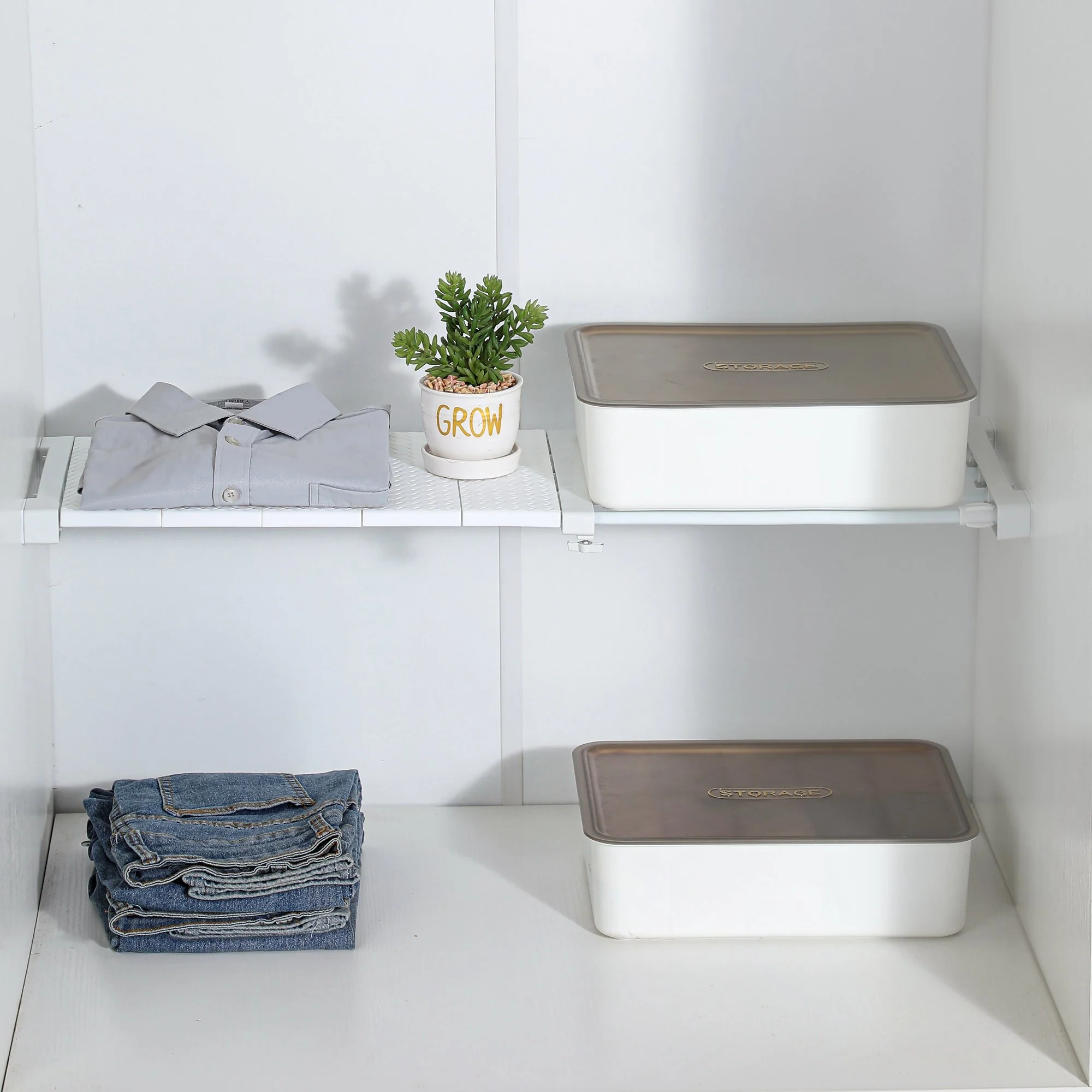 Expandable Shelf Closet Organizer - Image 2