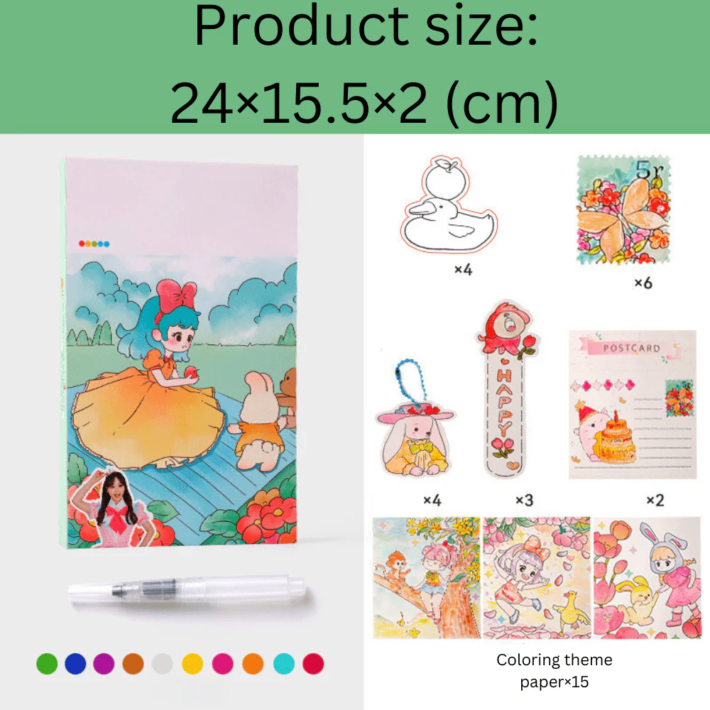 Fairy Tale Princess Coloring Book - Image 9
