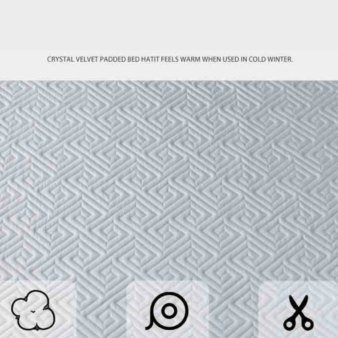 Feather Touch Quilted Bed Sheets With 2-Pillow Covers - Image 12