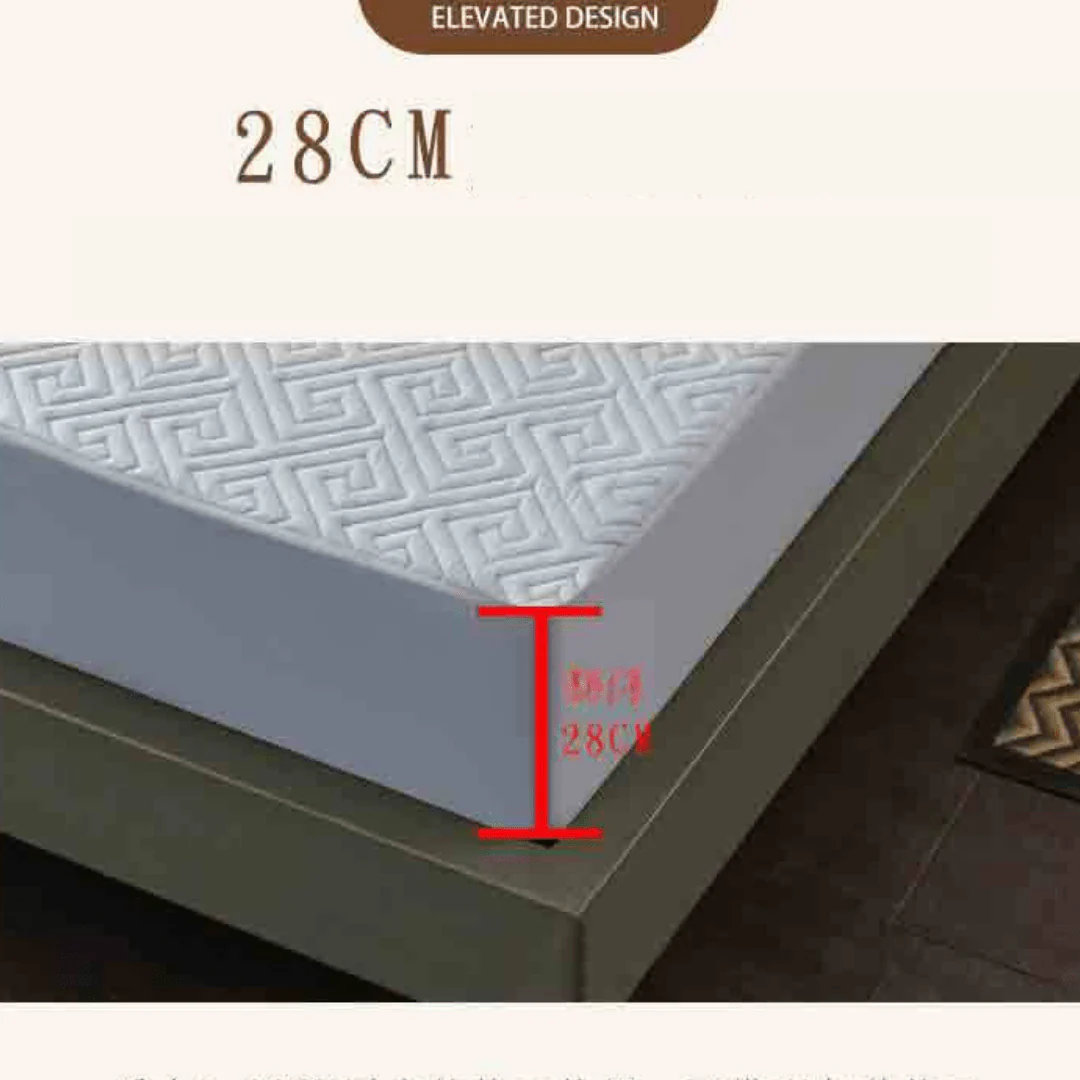 Feather Touch Quilted Bed Sheets With 2-Pillow Covers - Image 8