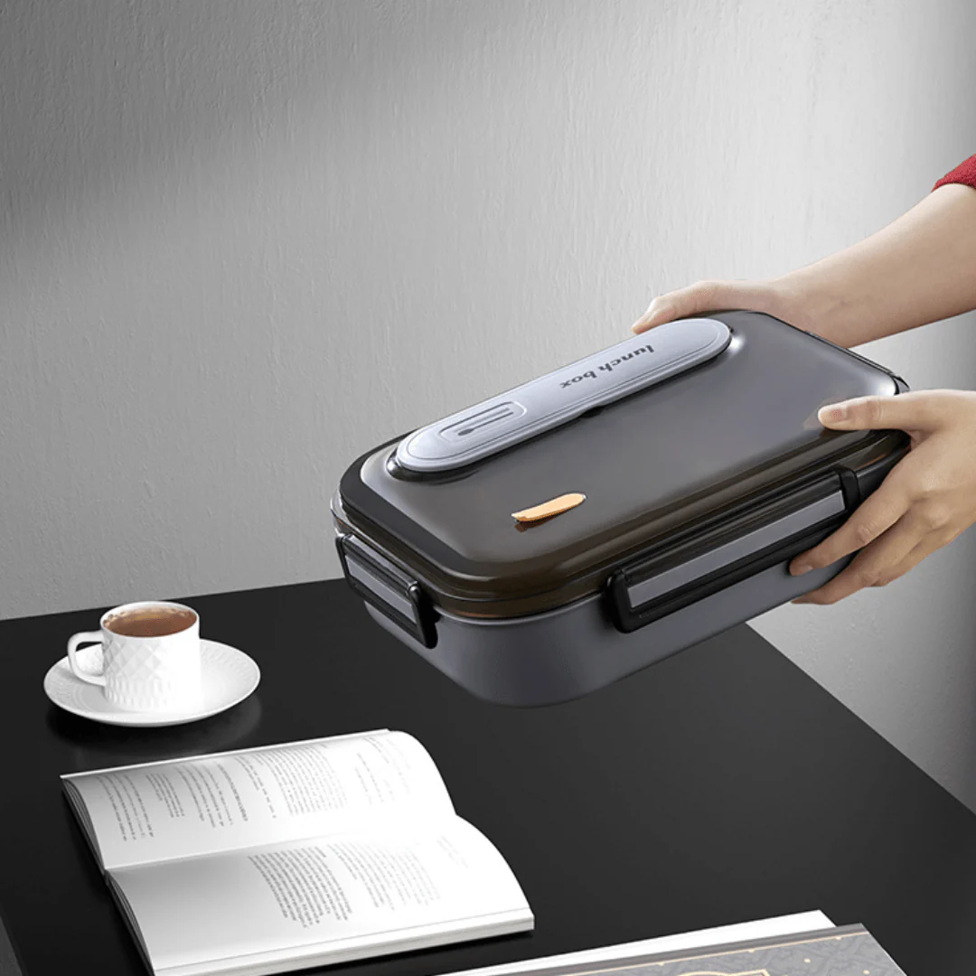 5-Compartment Stainless Steel Thermal Bento Lunch Box(2800ml) - Image 7