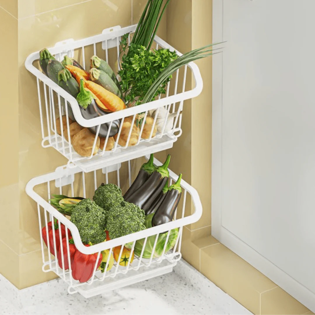 Flexi-Store Stainless Steel Basket Rack