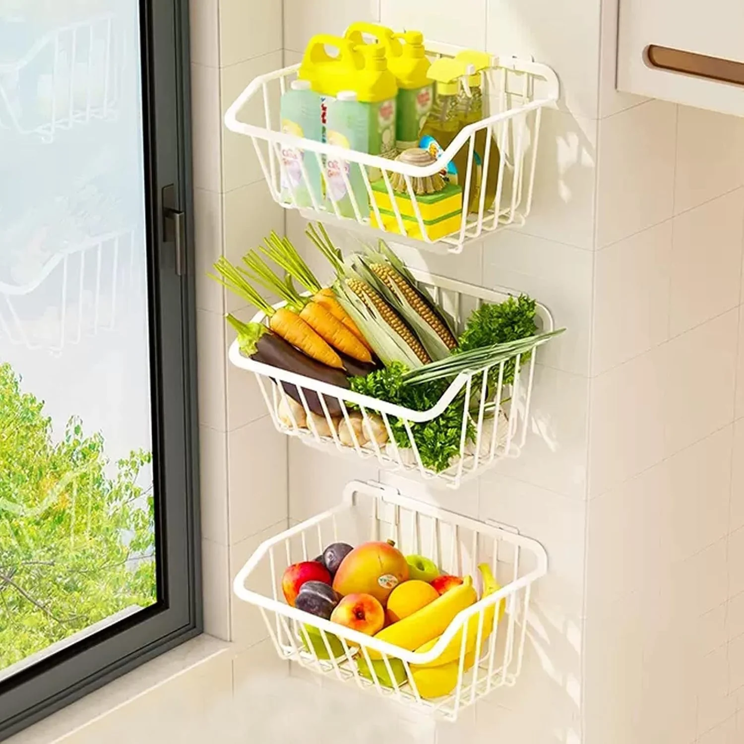 Flexi-Store Stainless Steel Basket Rack - Image 6