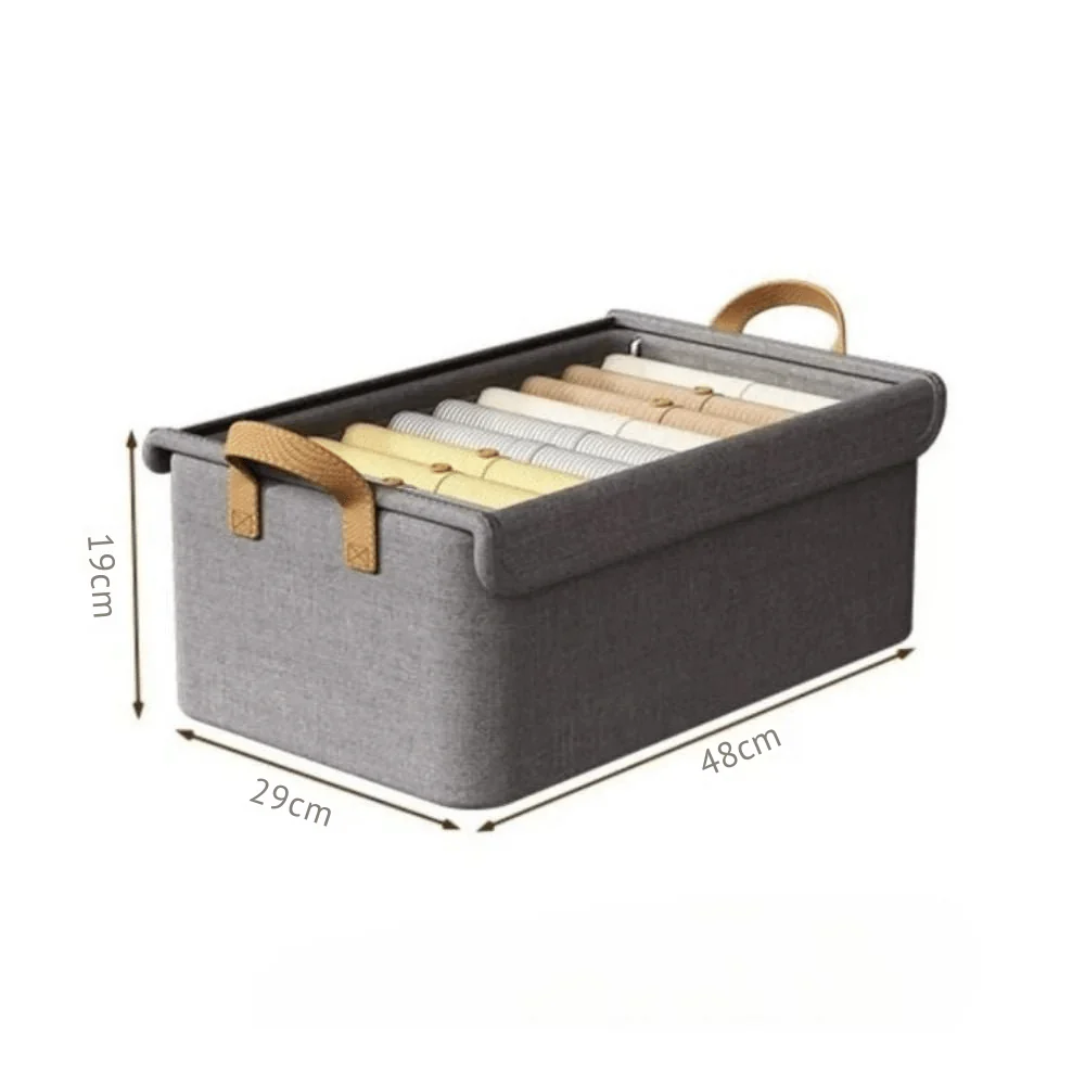Fold & Stack Dustproof Storage Basket - Image 7
