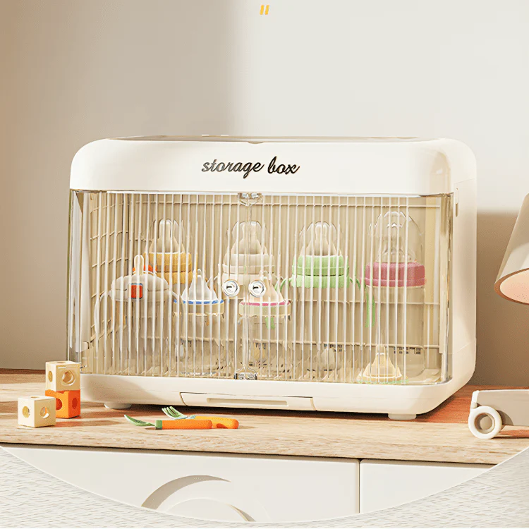 Foldable Dustproof Double-Layer Baby Storage Organizer (43.6 cm) - Image 5