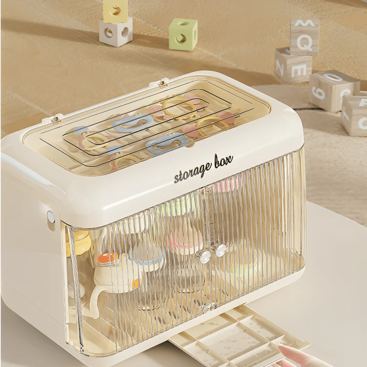 Foldable Dustproof Double-Layer Baby Storage Organizer (43.6 cm) - Image 6
