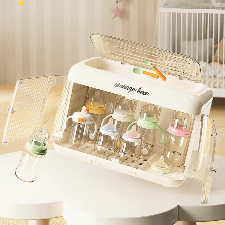 Foldable Dustproof Double-Layer Baby Storage Organizer (43.6 cm) - Image 7