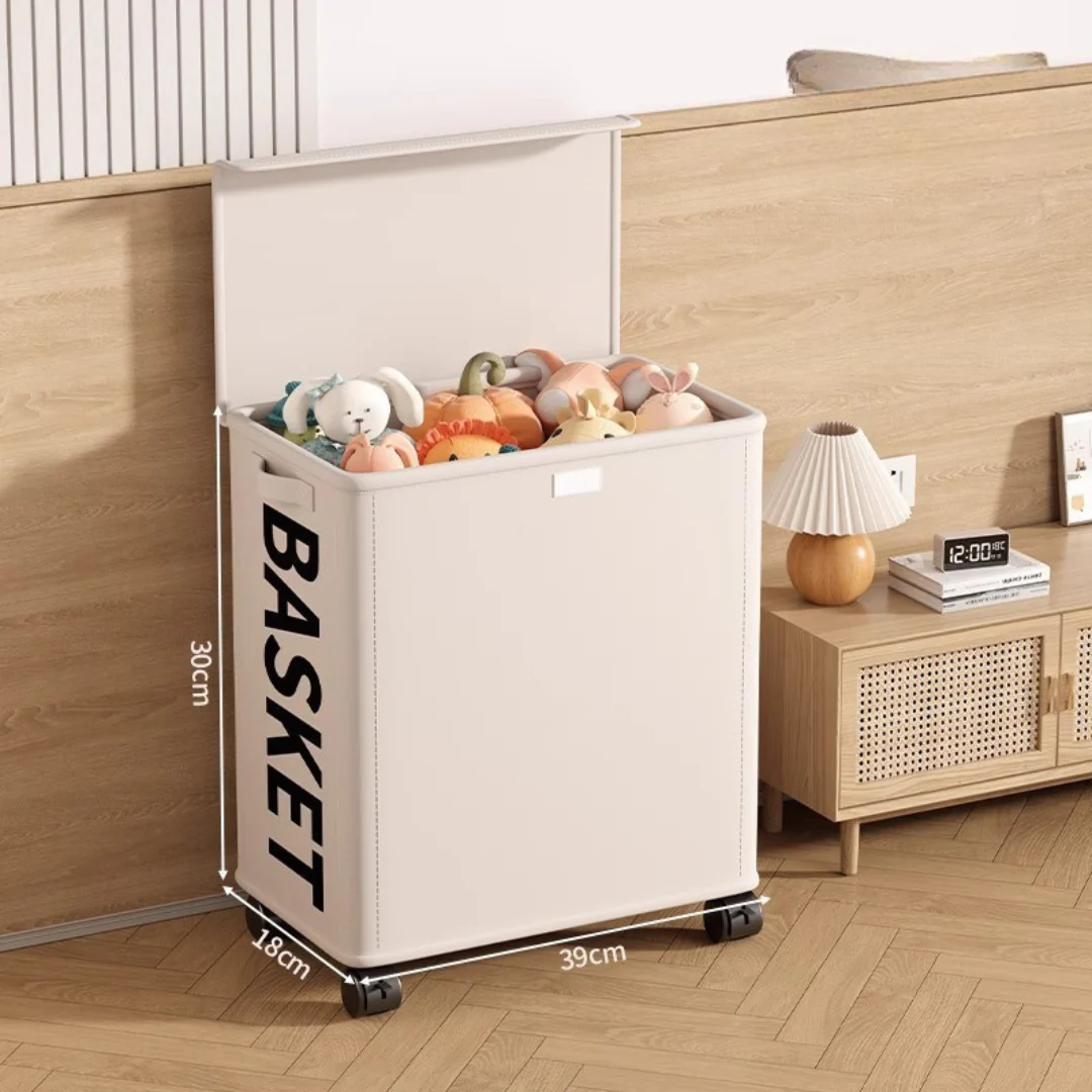 Foldable Large Capacity Storage Box with Lid & Wheels - Image 6