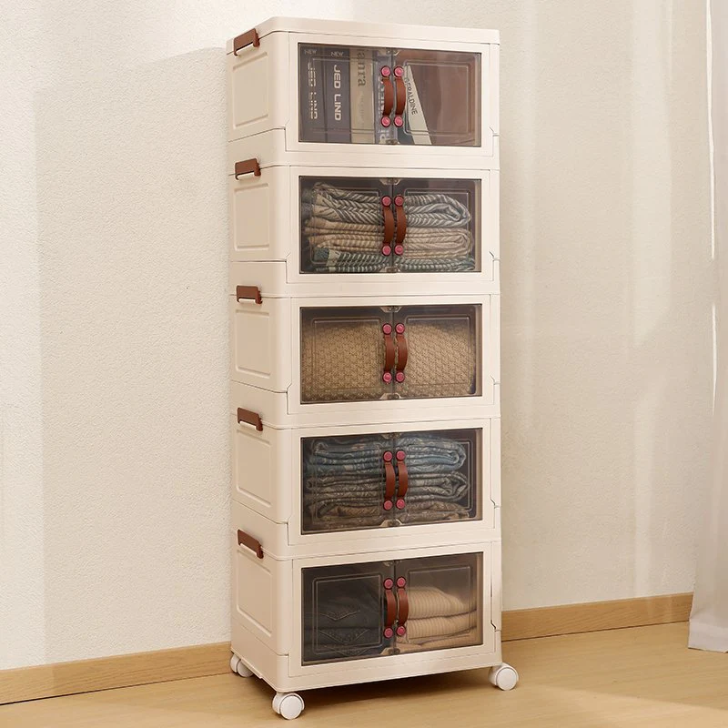 Foldable Multi-purpose Wardrobe Storage Cabinet - Image 4