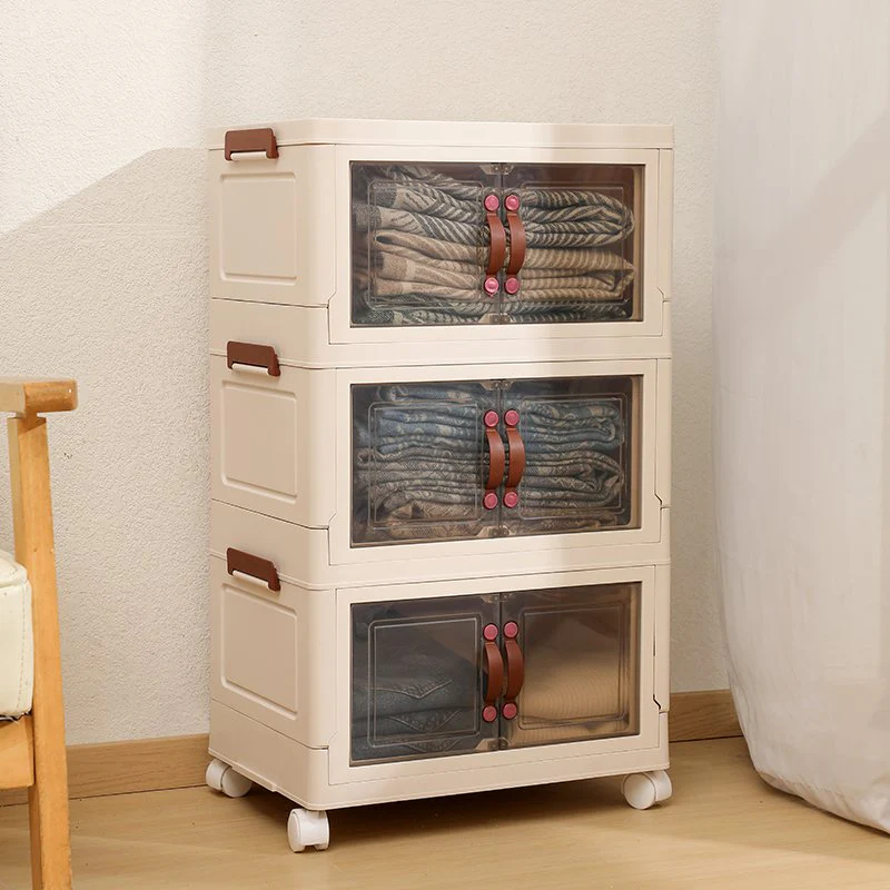 Foldable Multi-purpose Wardrobe Storage Cabinet - Image 5