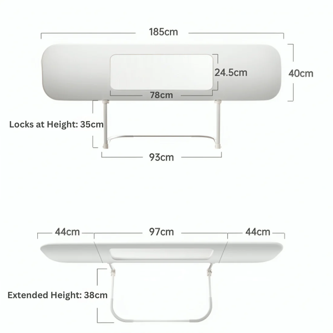 Foldable Portable Baby Bed Fence with Adjustable Height - Image 8