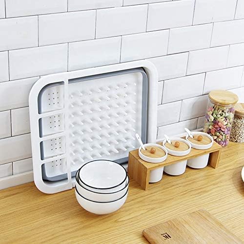 Foldable Silicone Kitchen Dish Drying Rack(36cm) - Image 4