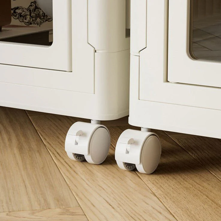 Foldable Storage Wardrobe with 1 Cabinet & 1 Drawer - Image 5