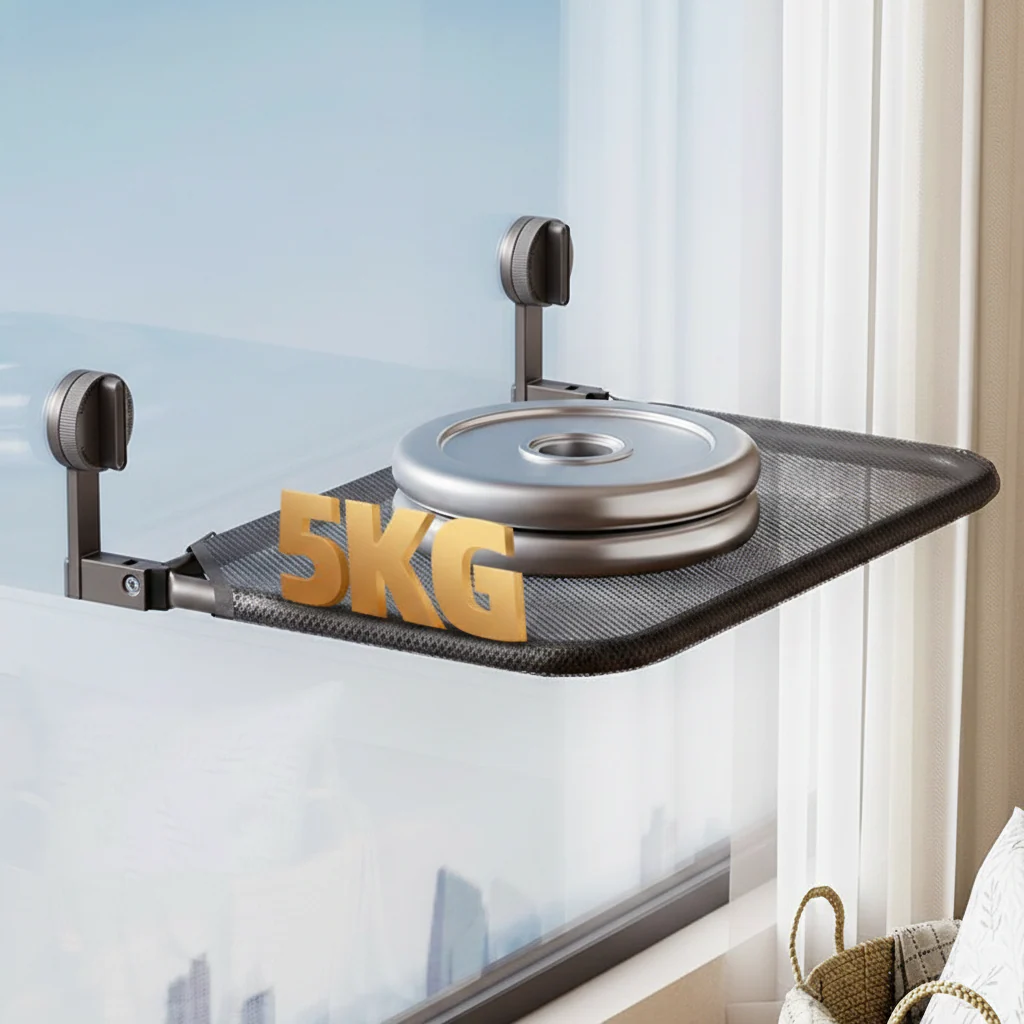Foldable Wall Mounted Mesh Drying Shelf - Image 4